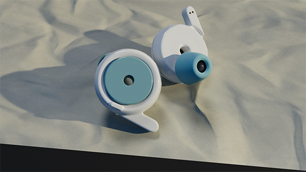 project image of earbuds